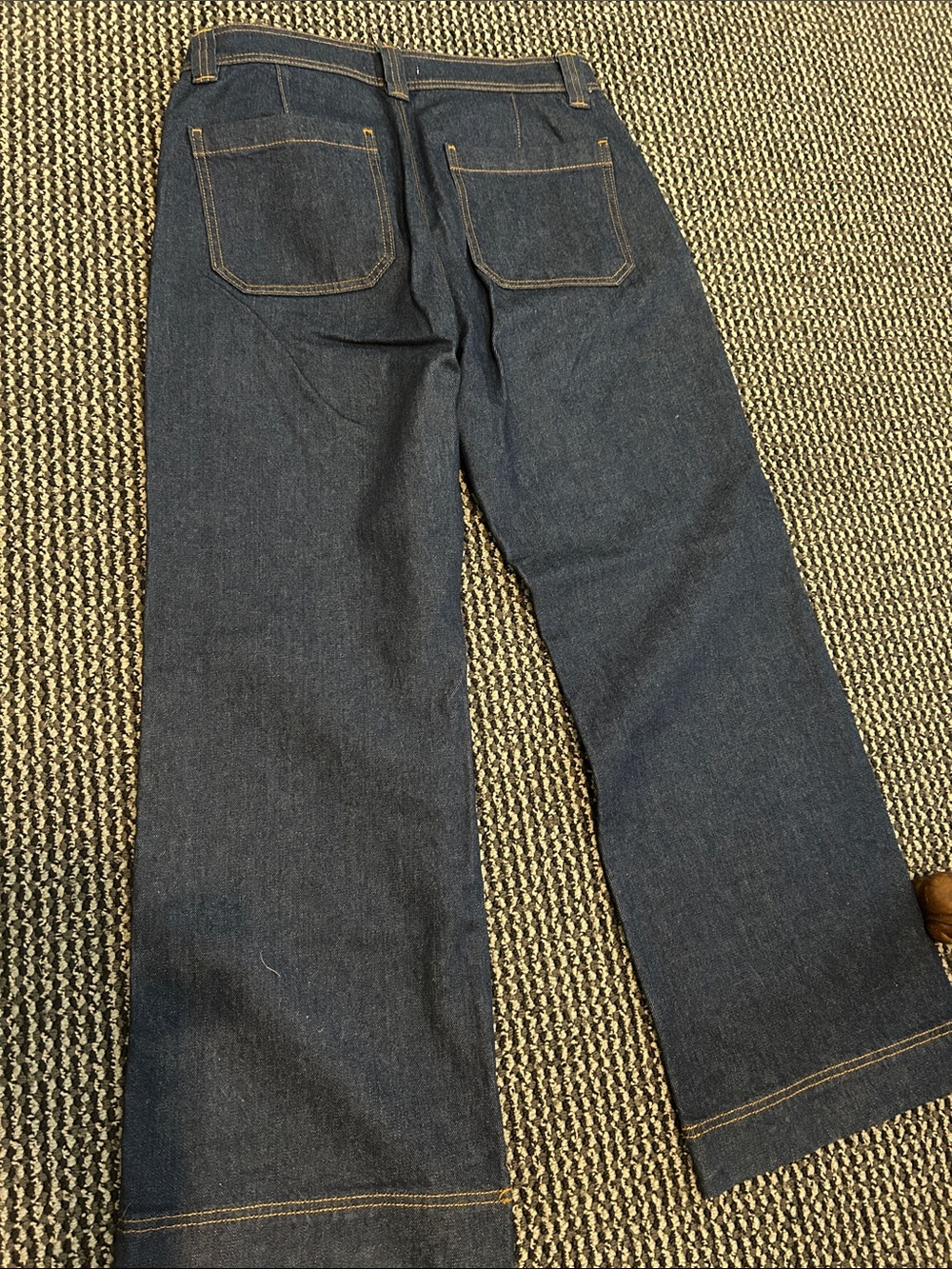 LOFT Dark Blue wideLeg Women's Jeans - Picture 4 of 7